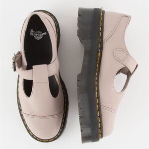 Dr. Martens Pink Platform Shoes
